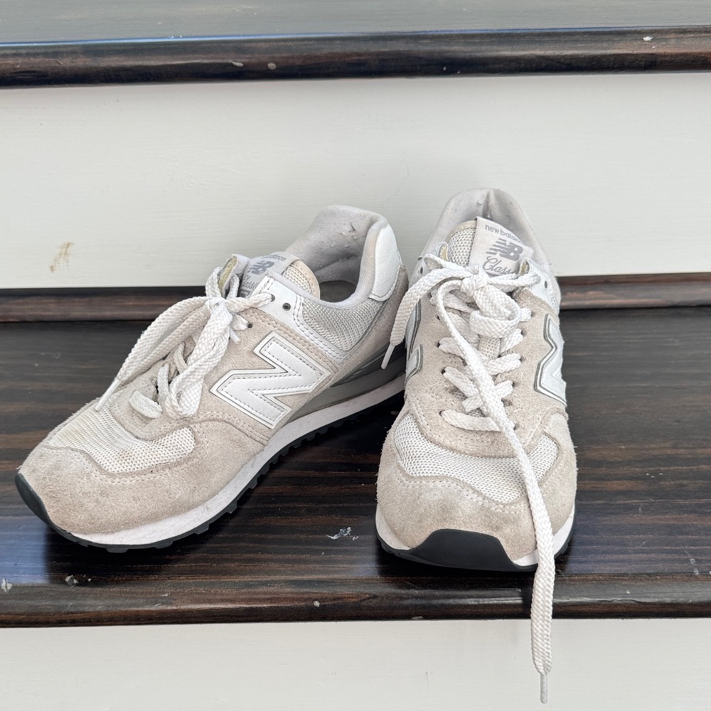 New Balance Light Tan Running Shoes